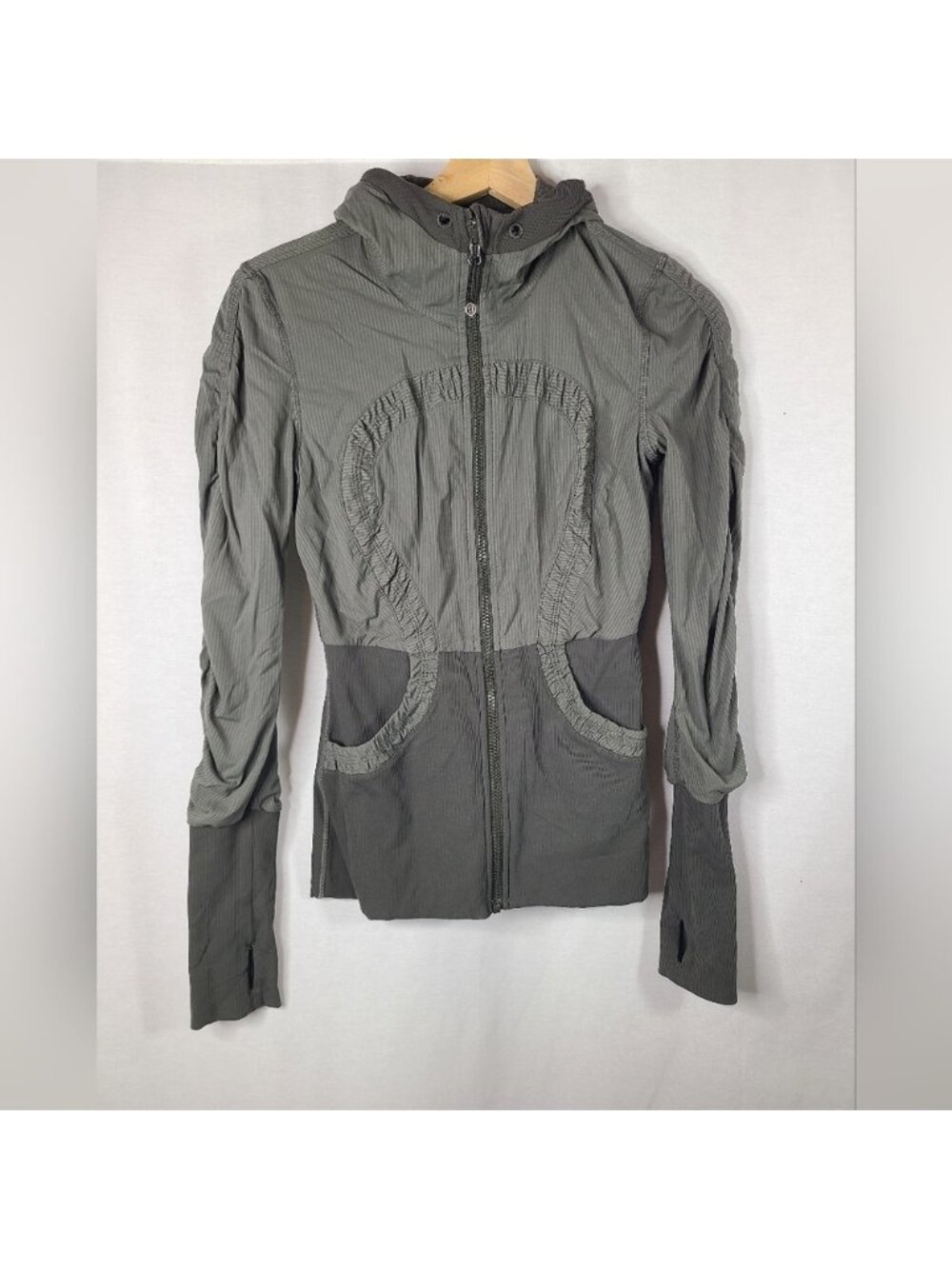 Lululemon Dance Studio Jacket Reversible Size 4 dark Wren
